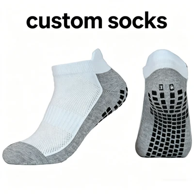 Custom Logo cheviy foutbòl grip chosèt